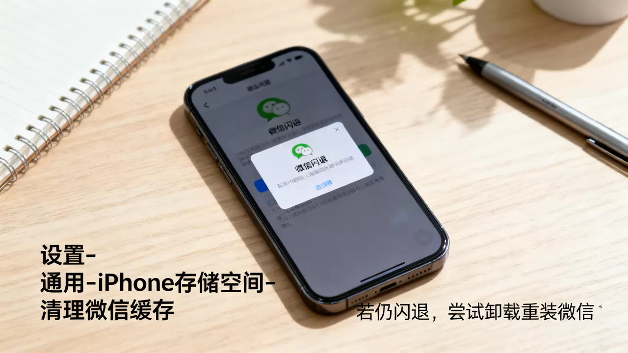 iphone微信闪退怎么办，苹果手机微信闪退解决方法