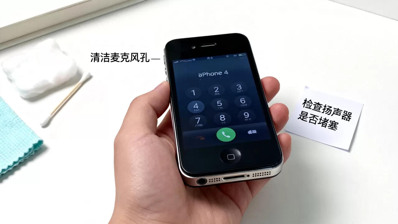 iphone4接电话听不到，iphone4通话无声如何解决