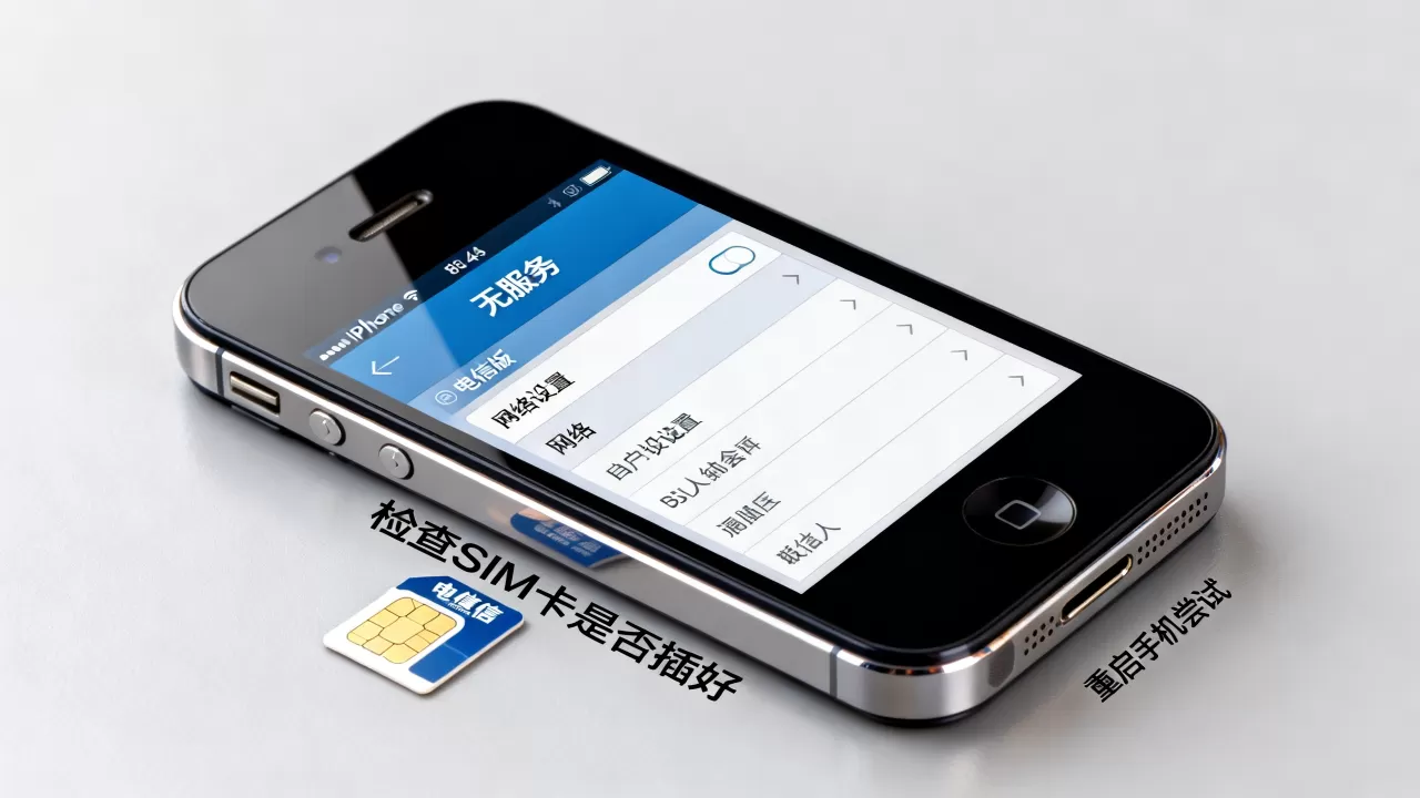 iphone4s电信版无服务怎么办，iphone4s电信版无服务