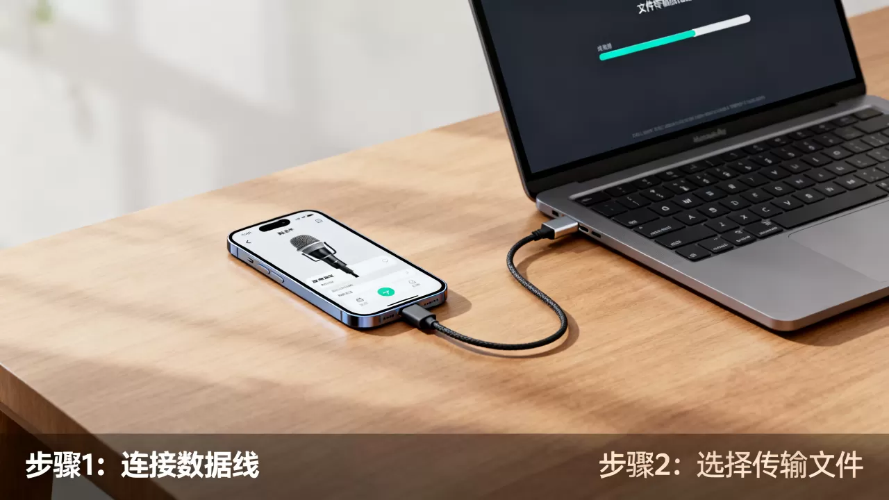 iphone上的录音怎么传到电脑上，iphone录音文件导出电脑教程