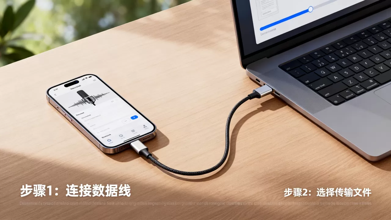 iphone上的录音怎么传到电脑上，iphone录音文件导出电脑教程
