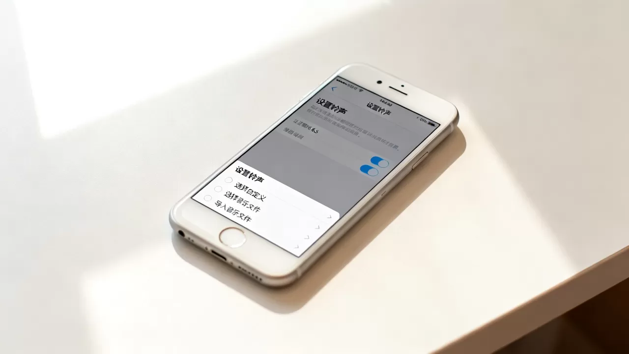 iphone6s手机铃声怎么设置，iphone6s自定义铃声教程