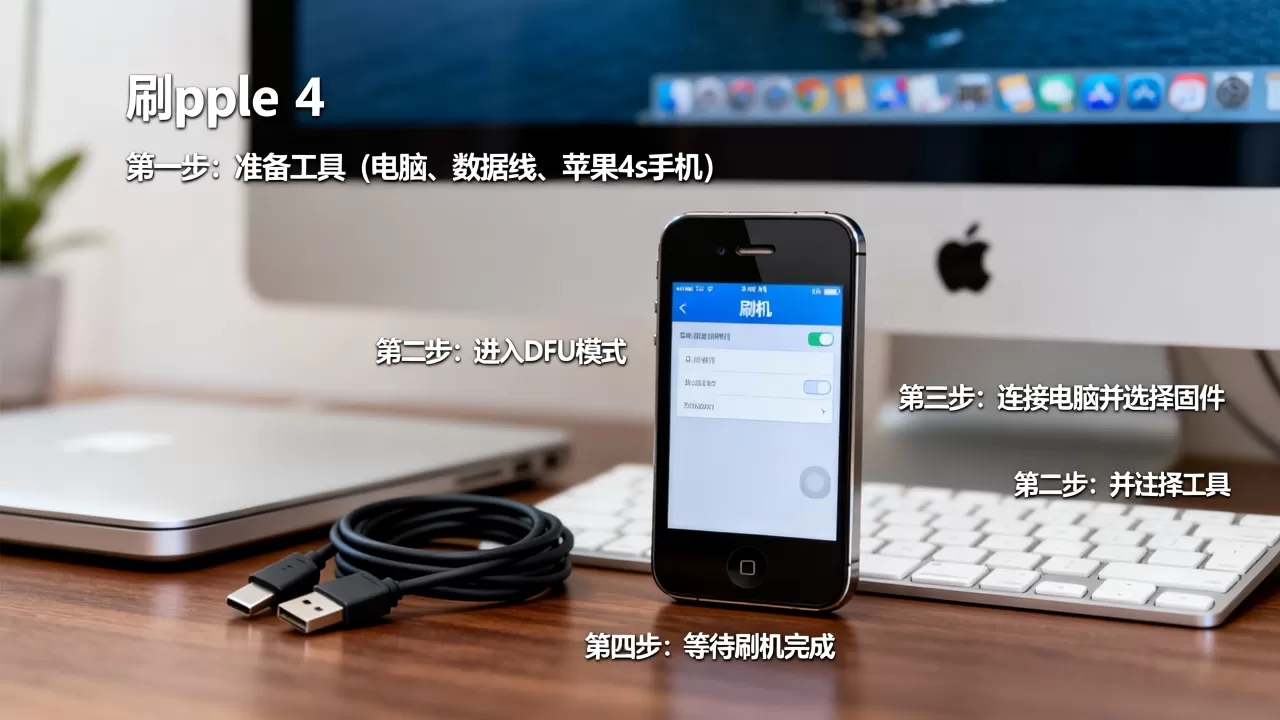 捡的苹果4s怎么刷机，苹果4s刷机教程