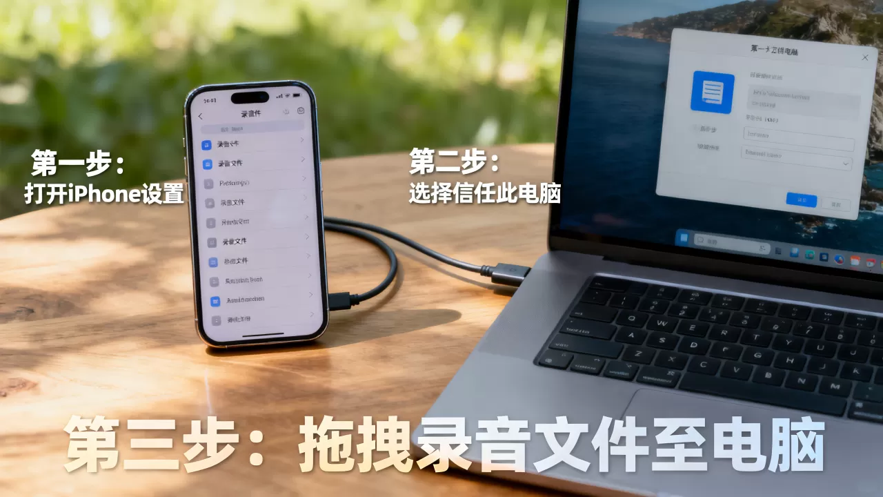 怎么把iphone的录音传到电脑上，iphone录音文件导出电脑方法