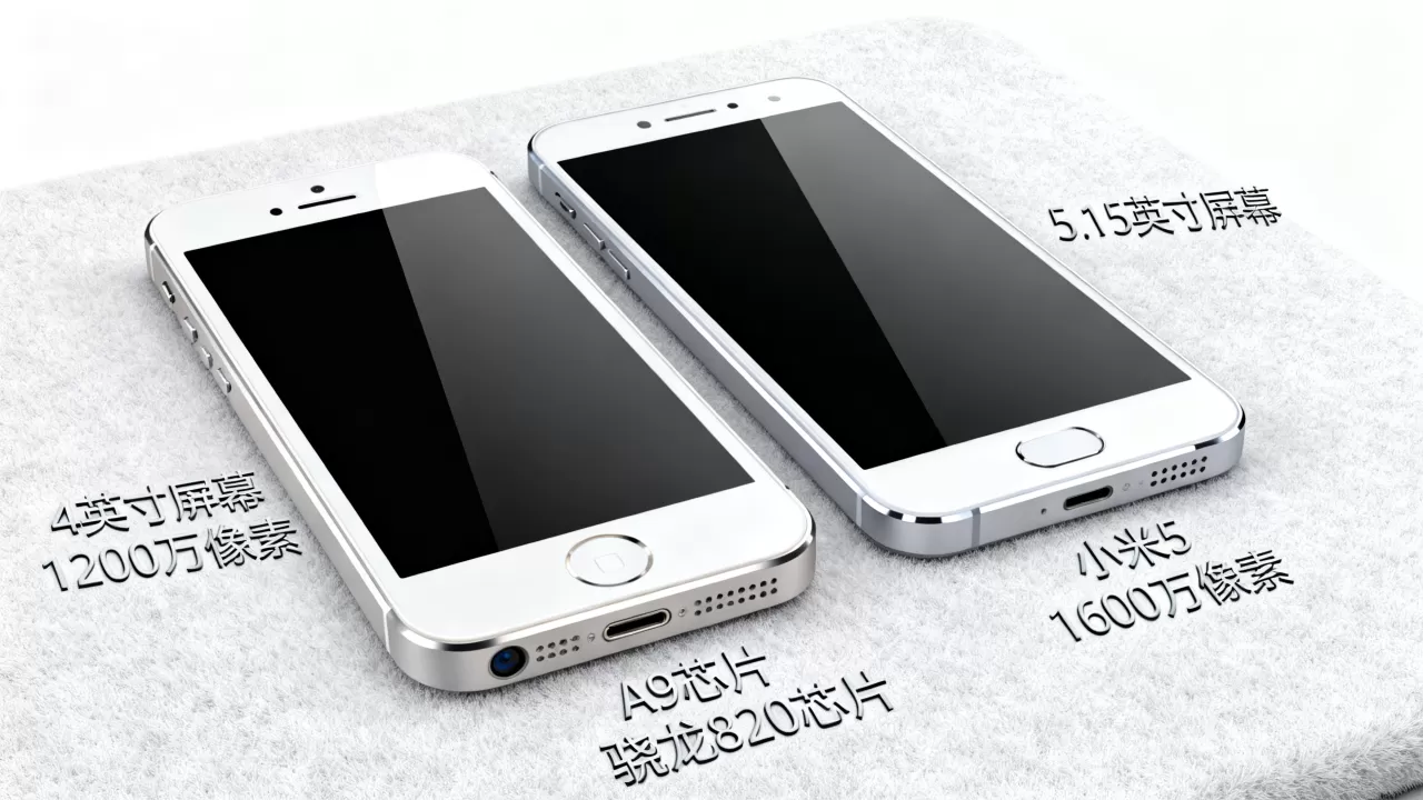 iphone5se与小米5哪个好，iphone5se和小米5对比