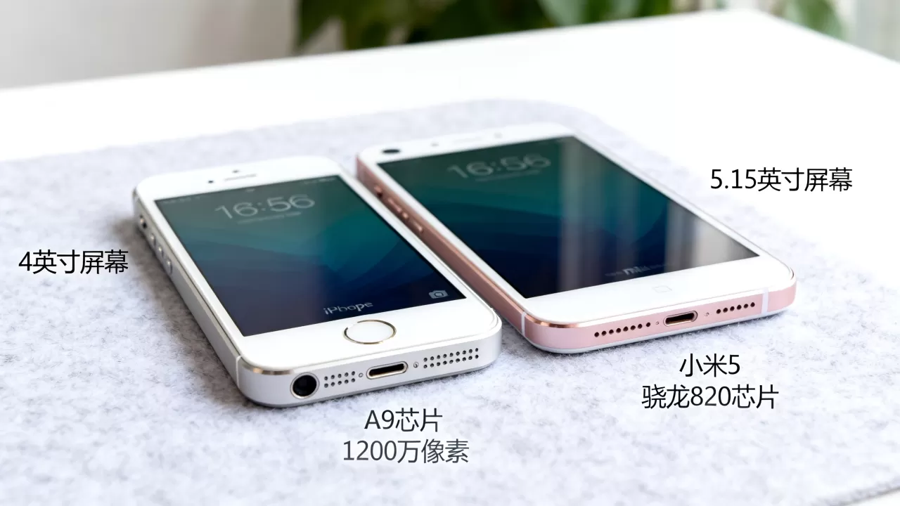 iphone5se与小米5哪个好，iphone5se和小米5对比
