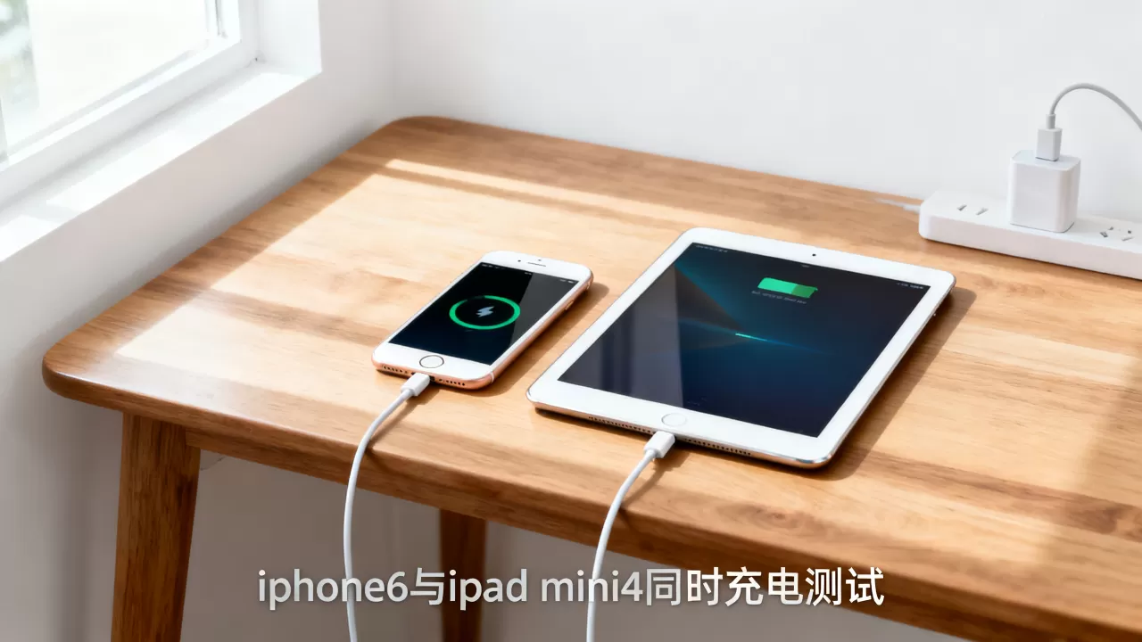 iphone6和ipad mini4能一起充电吗，iphone6 ipadmini4