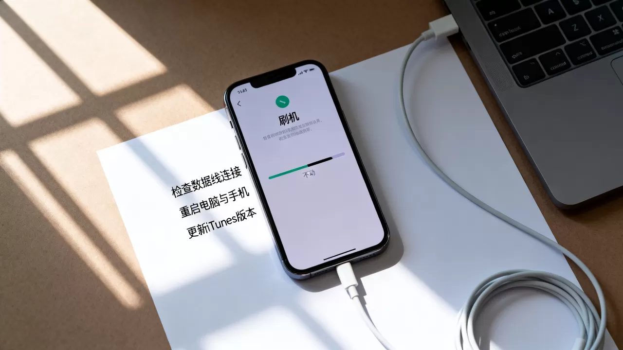 iphone刷机进度条不动怎么办，iphone刷机教程