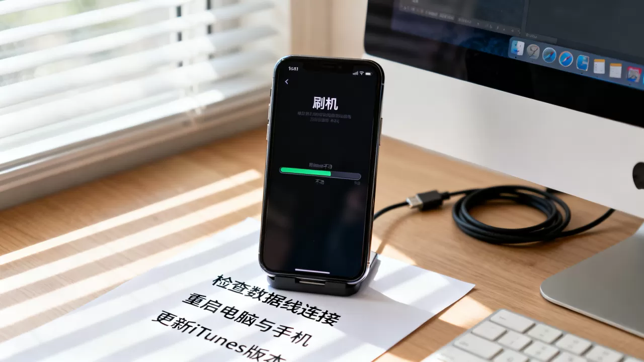 iphone刷机进度条不动怎么办，iphone刷机教程