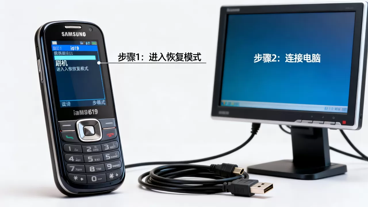 三星i619官方刷机失败怎么办，三星i619刷机教程