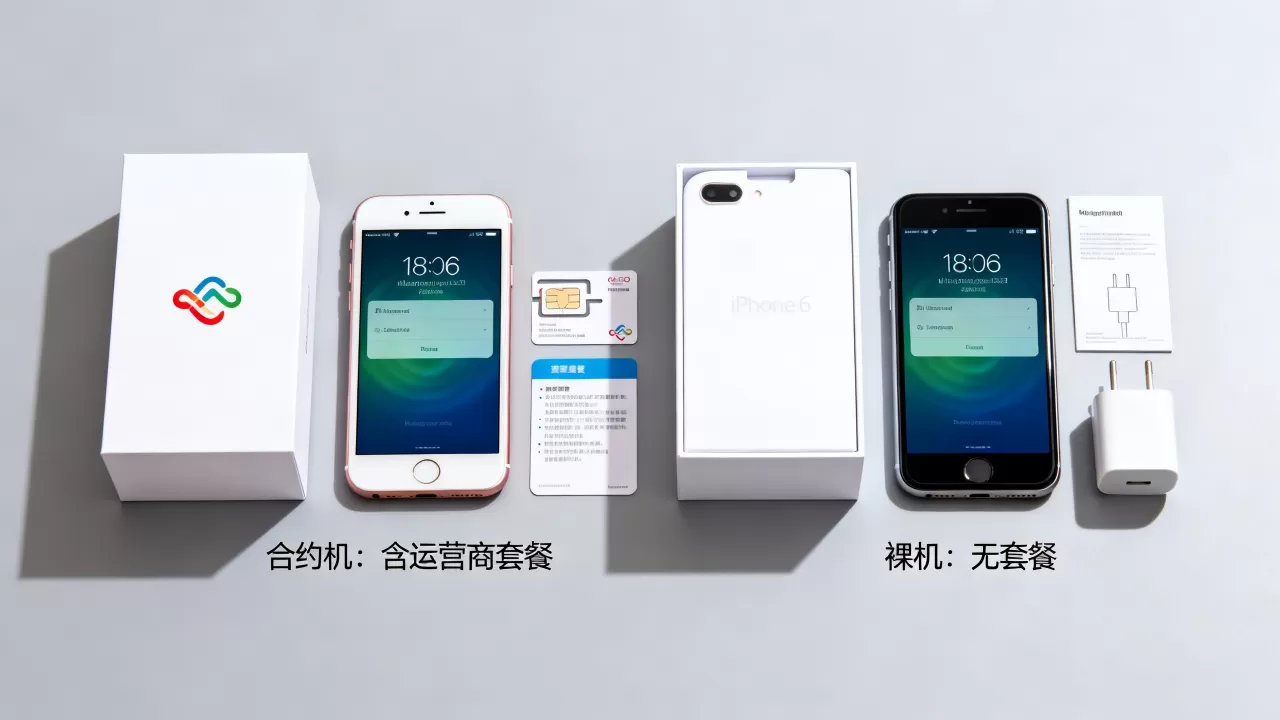 iPhone6合约机和裸机有什么区别，iPhone6合约机和裸机