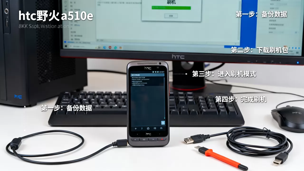 htc野火s a510e刷机教程，htc野火s a510e怎么刷机