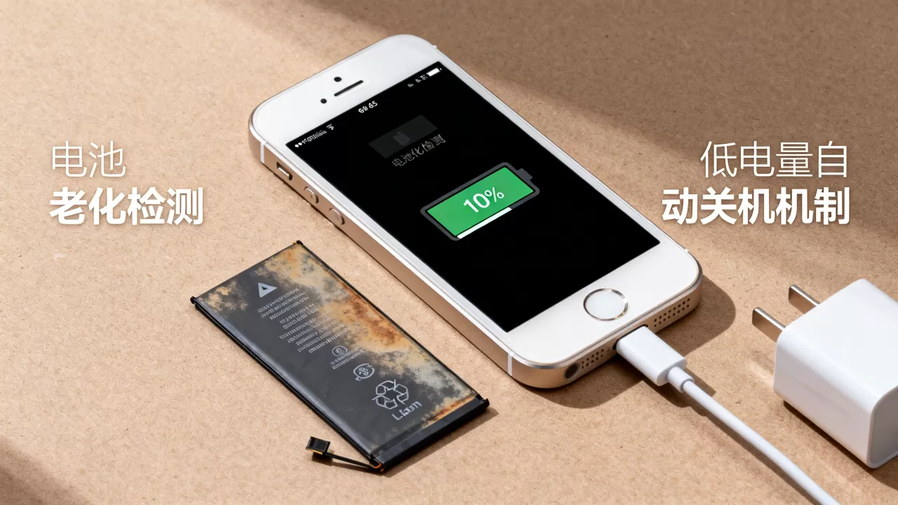 iPhone5不充电就关机怎么办，iPhone5电池老化