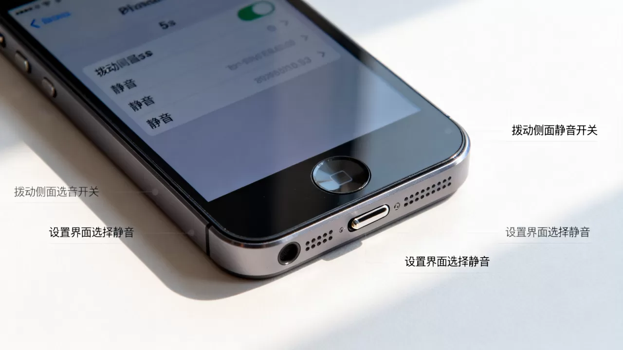 iphone5s怎么静音,iphone5s静音设置 iphone5s怎么静音,iphone5s静音设置