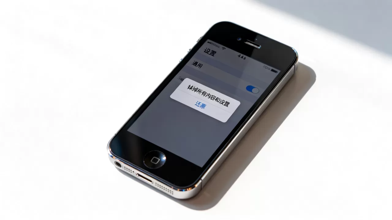 iphone4s还原出厂设置怎么操作，iphone4s恢复出厂设置