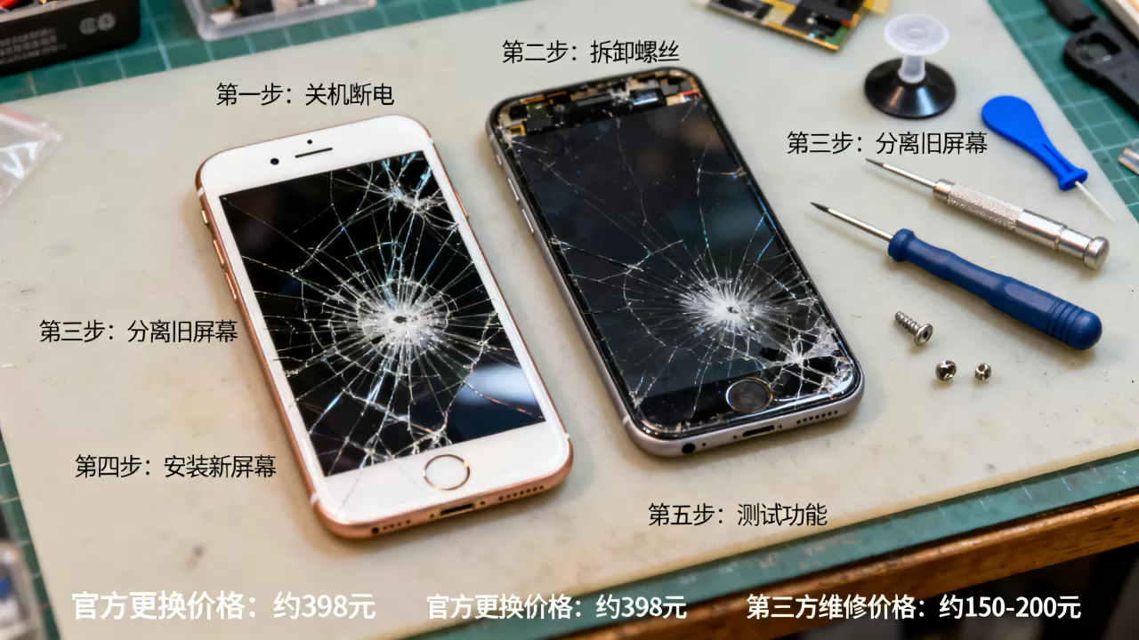iPhone6屏幕碎了怎么换?iPhone6换屏幕多少钱 iPhone6屏幕碎了怎么换?iPhone6换屏幕多少钱