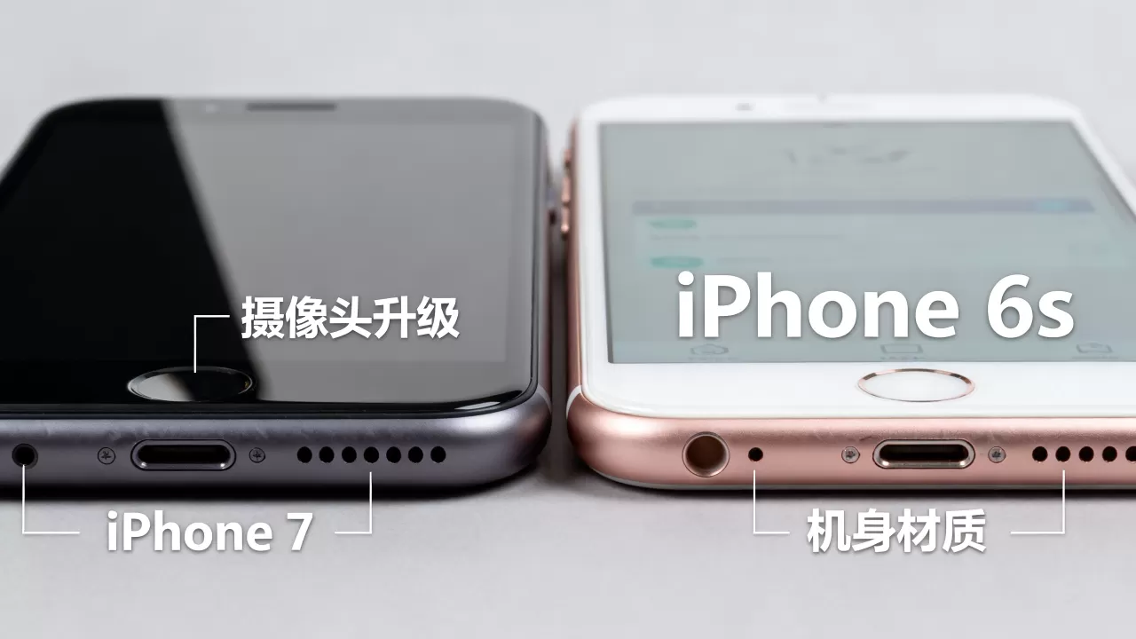 iPhone 7和6s对比评测，iPhone 7和6s区别大吗