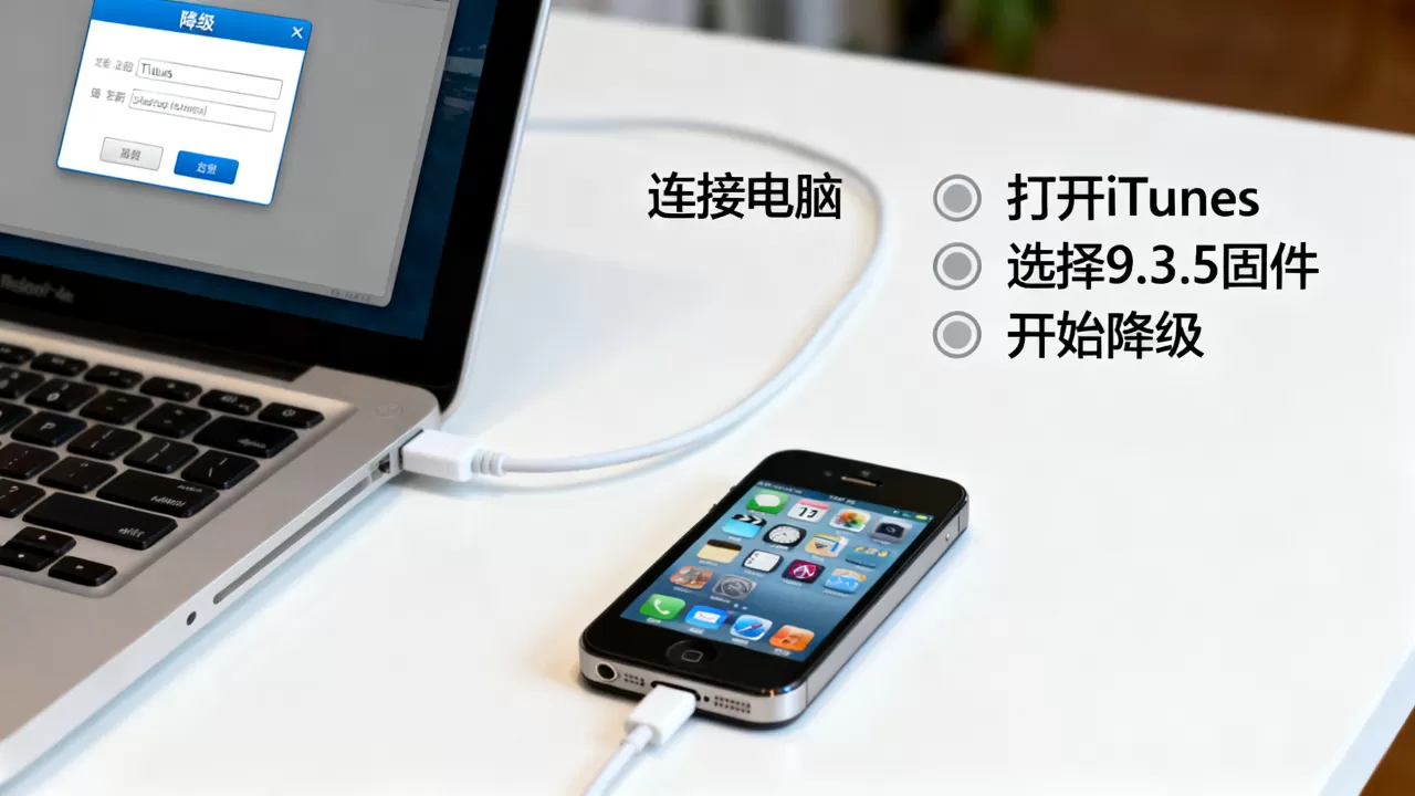 iphone4s从9.3.5降级，iphone4s降级到9.3.5教程