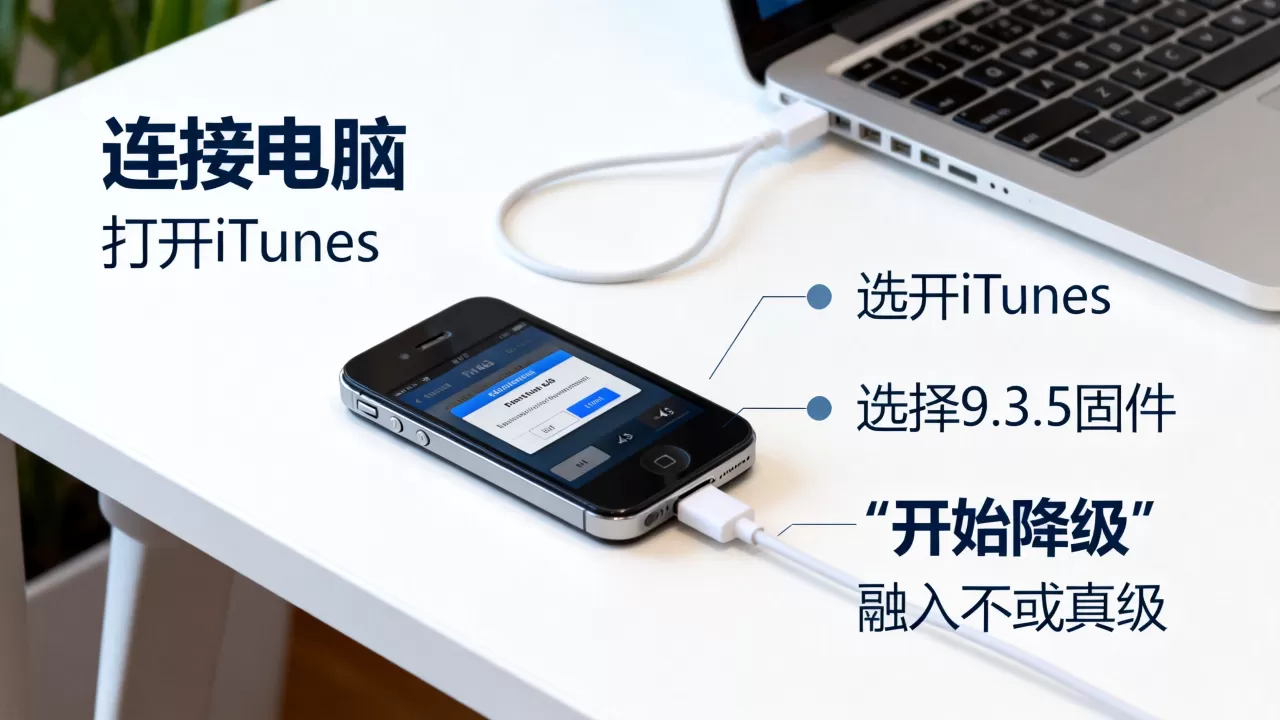 iphone4s从9.3.5降级，iphone4s降级到9.3.5教程