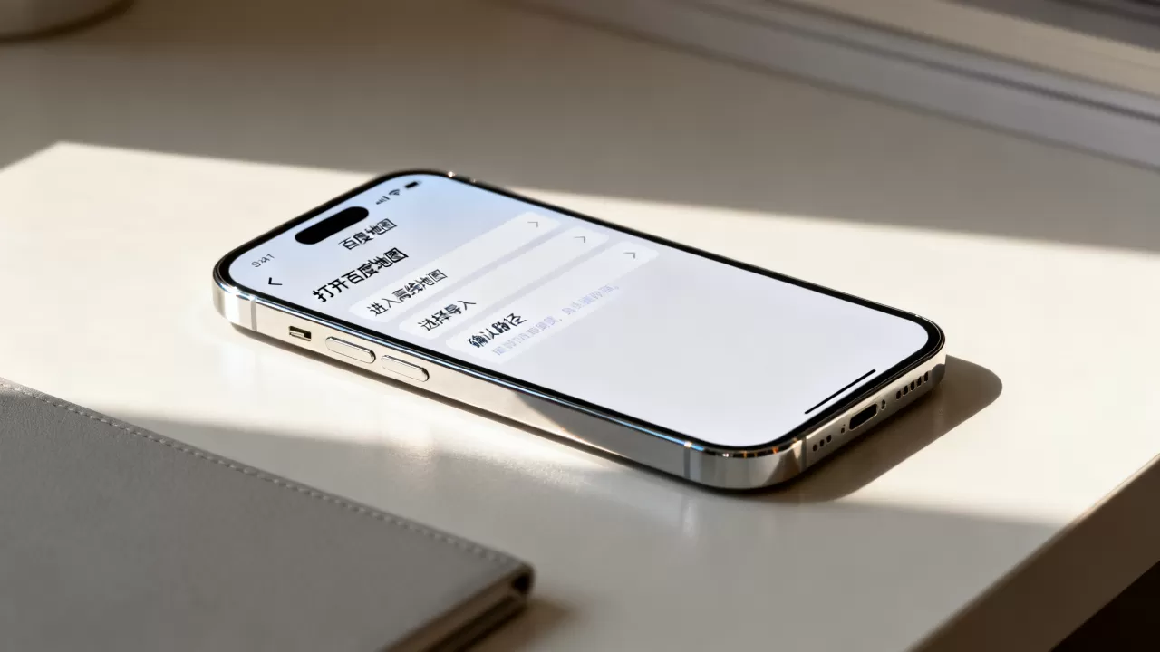 iphone百度离线地图怎么导入，iphone百度地图离线导入方法