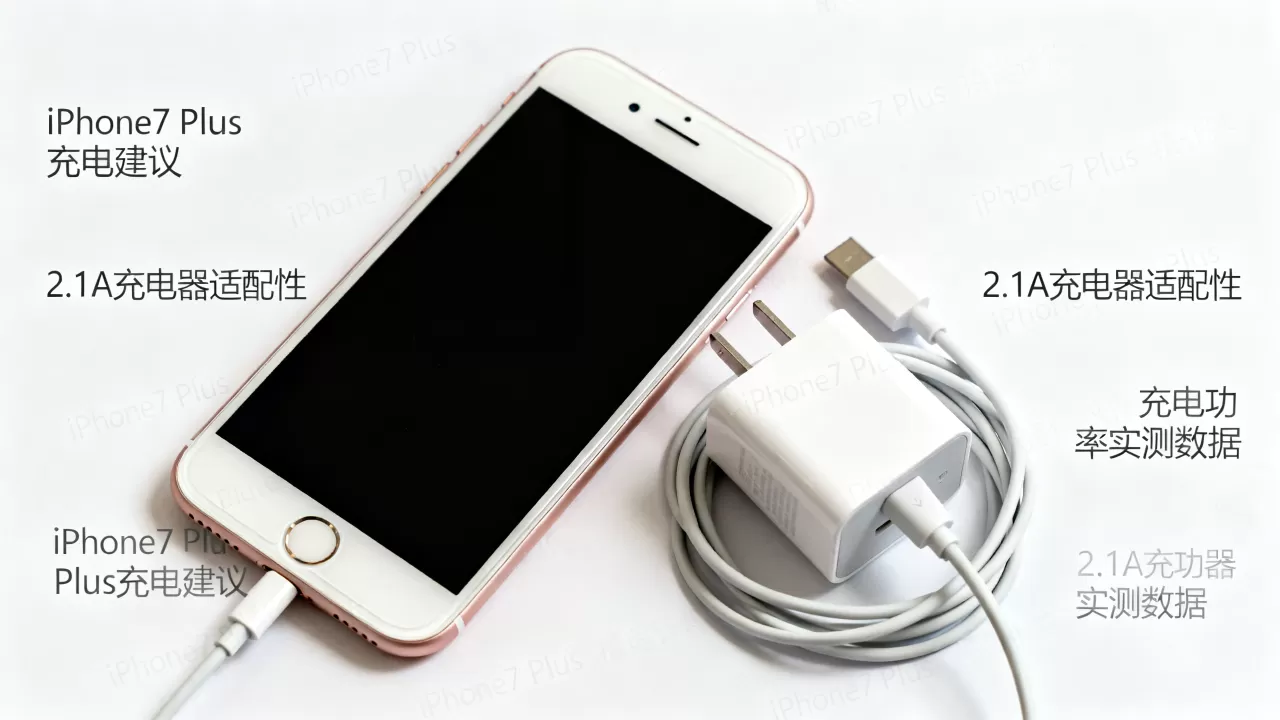 iphone7plus用2.1A充电器好吗，iphone7plus充电器功率