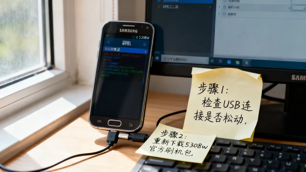 三星手机刷机失败怎么办？5308w三星刷机包下载