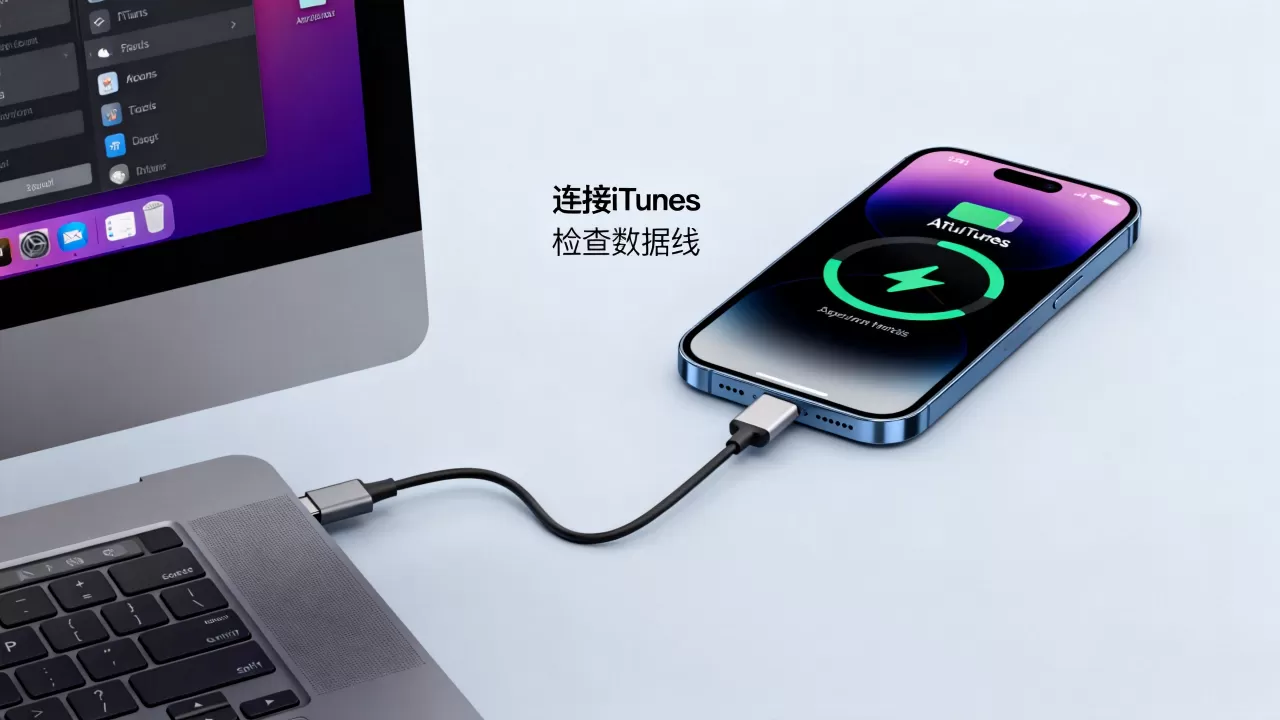 iphone显示连接itunes怎么办，iphone连接itunes无法识别