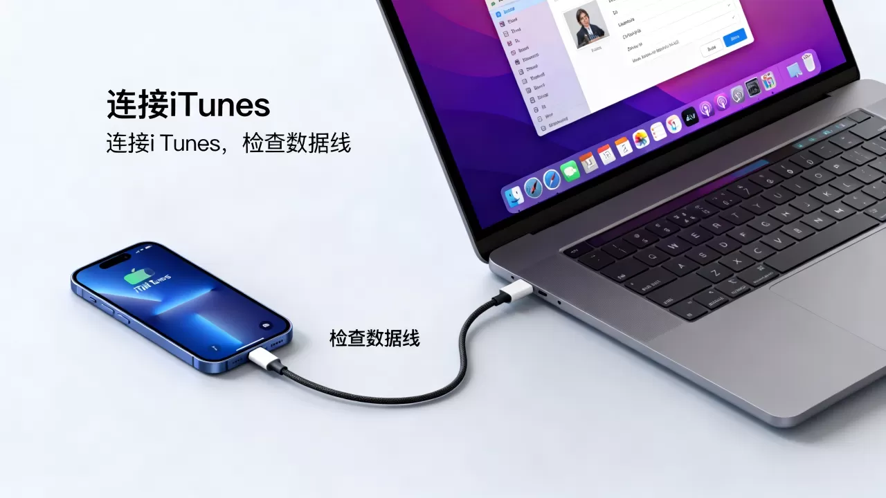 iphone显示连接itunes怎么办，iphone连接itunes无法识别