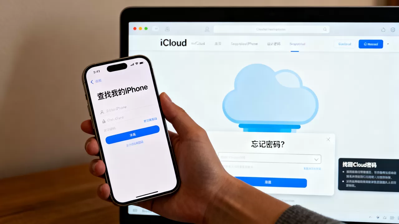 查找我的iphone忘记密码了怎么办，苹果手机iCloud密码找回