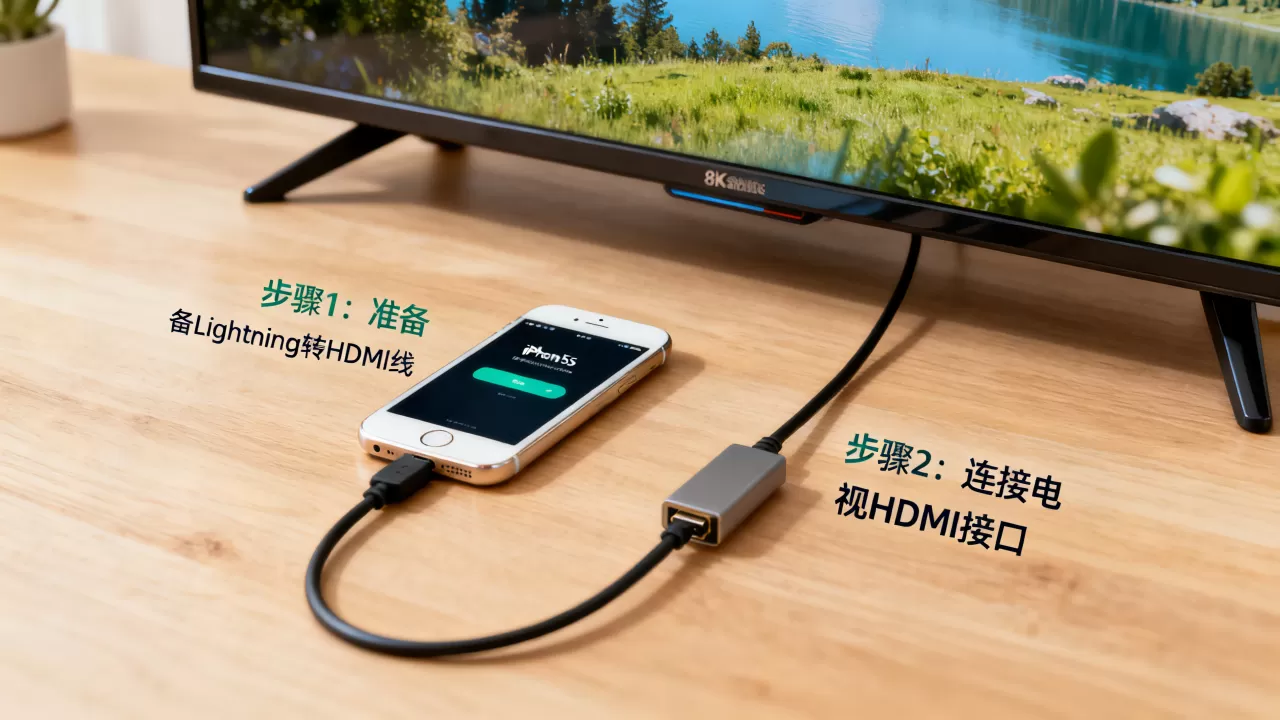 iphone5s怎么连接电视？iphone5s连接电视教程