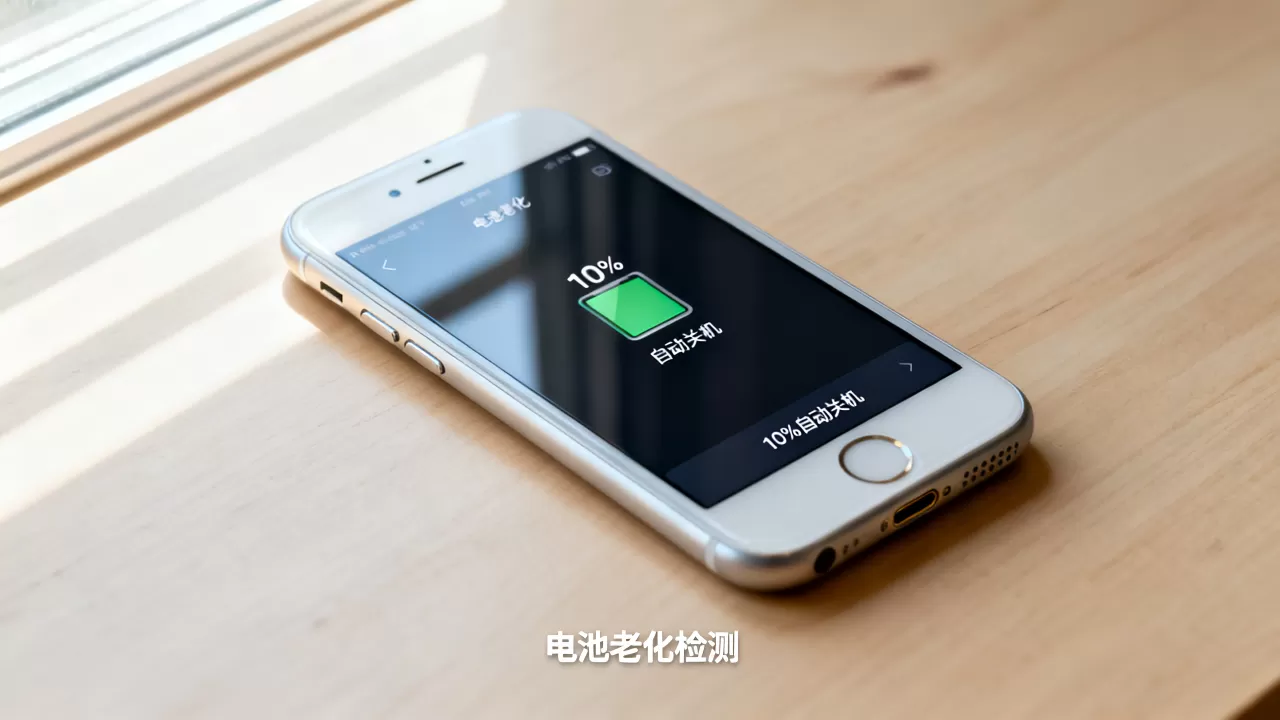 iphone6 10%自动关机怎么办，iphone6电池老化