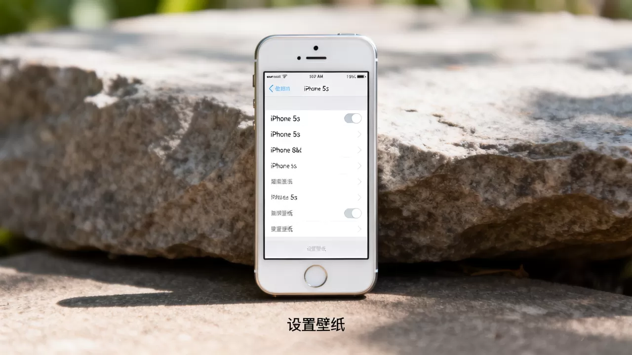 iphone5s壁纸怎么设置，iphone5s高清壁纸