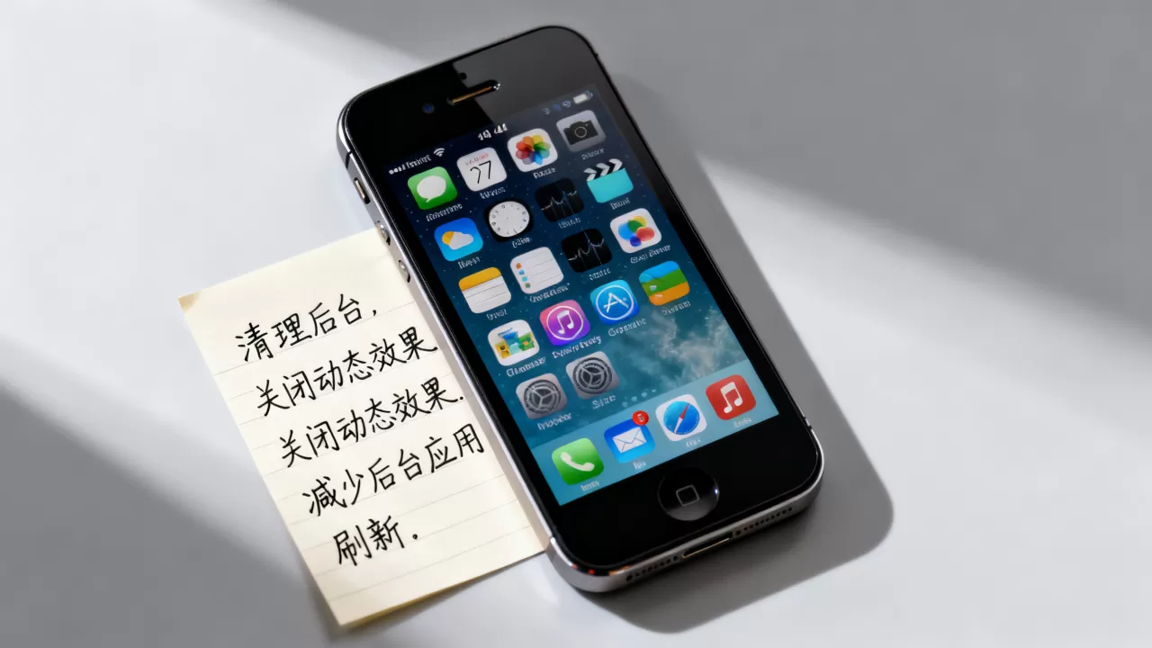 iPhone4升级iOS7卡顿怎么办，iOS7优化技巧