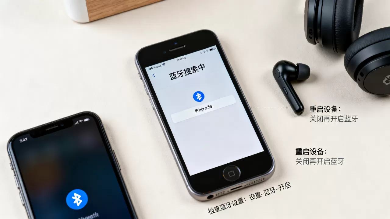 iphone5s搜索不到蓝牙怎么办，iphone5s蓝牙连接失败