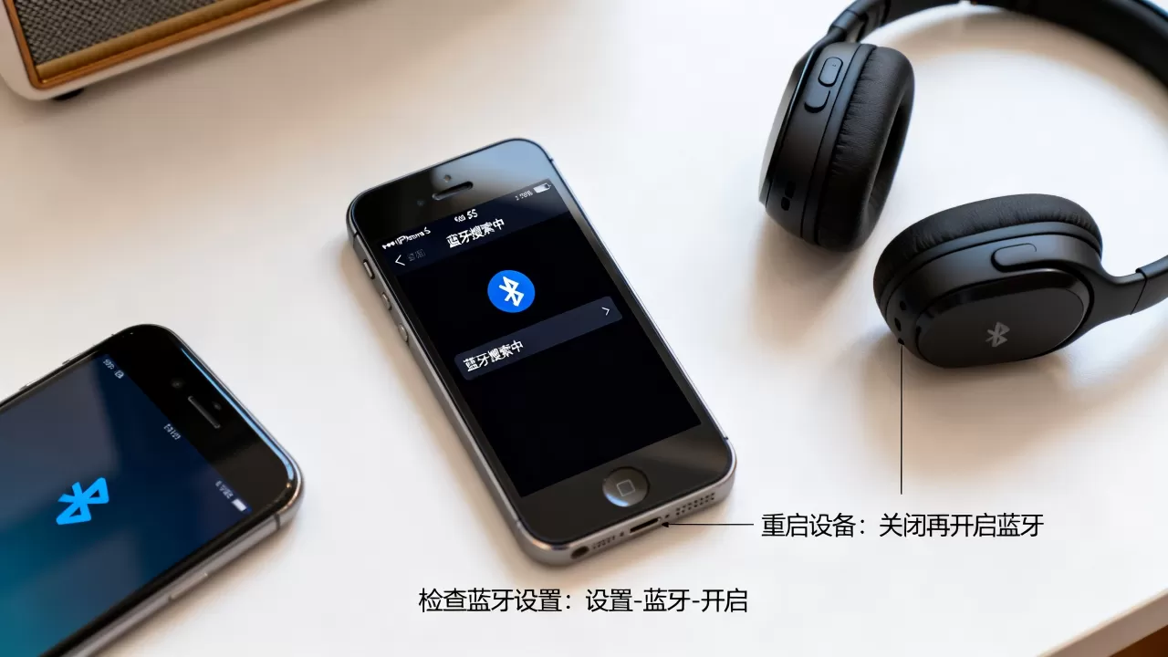 iphone5s搜索不到蓝牙怎么办，iphone5s蓝牙连接失败