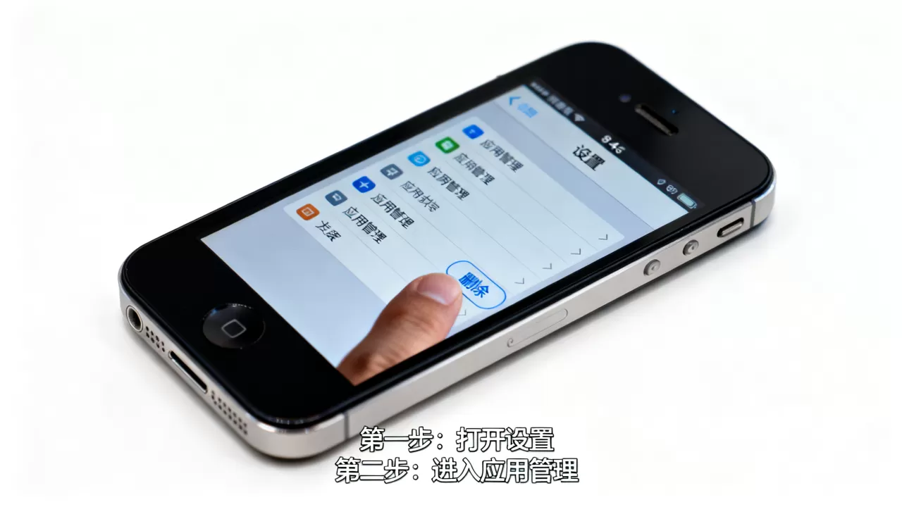 如何删除iPhone4s自带软件，iPhone4s卸载自带应用