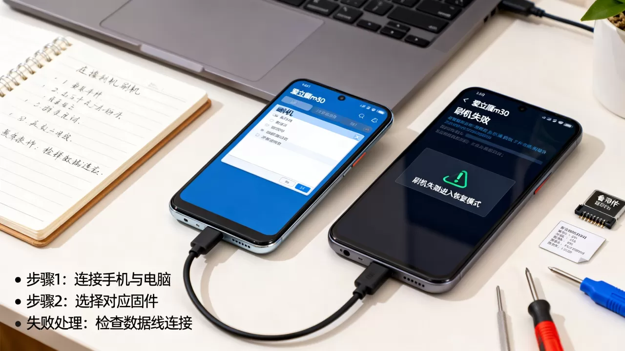 爱立顺m30刷机教程，爱立顺m30刷机失败怎么办