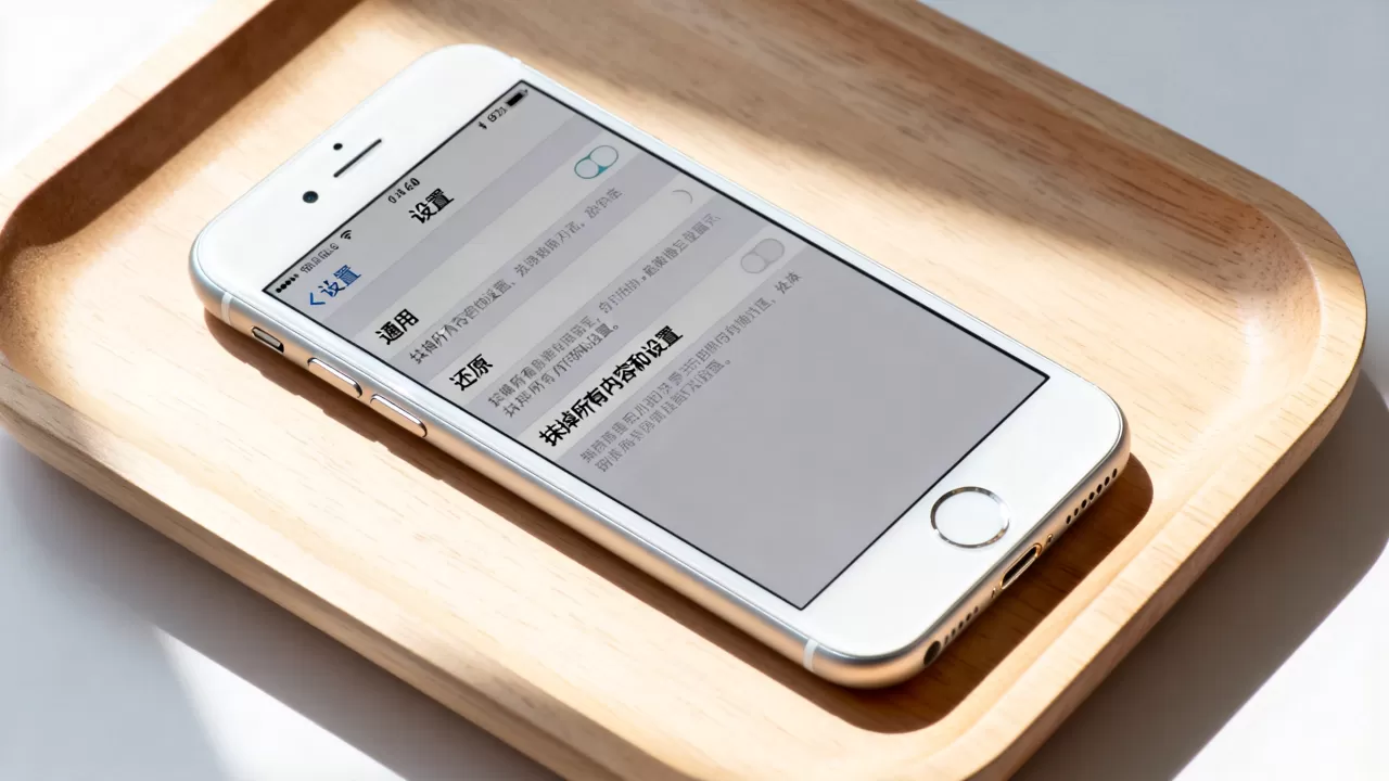 iphone6怎么恢复出厂，iphone6恢复出厂设置方法