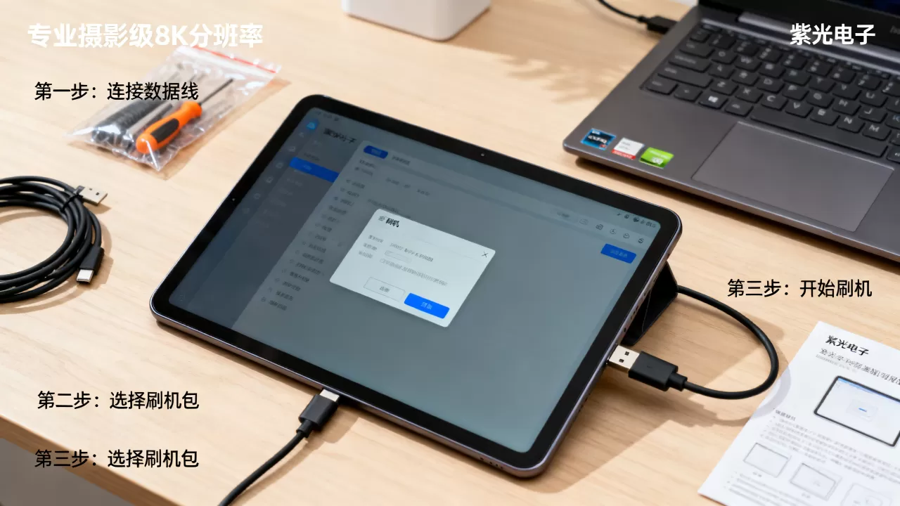 紫光电子平板电脑刷机教程，紫光平板刷机失败怎么办