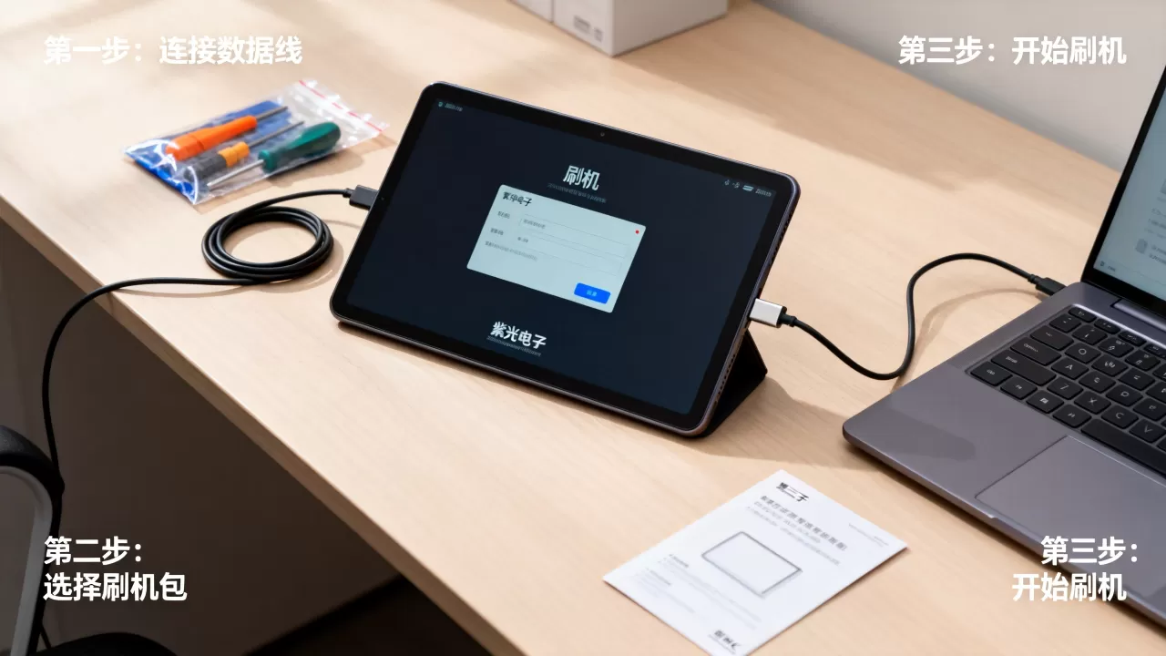 紫光电子平板电脑刷机教程，紫光平板刷机失败怎么办