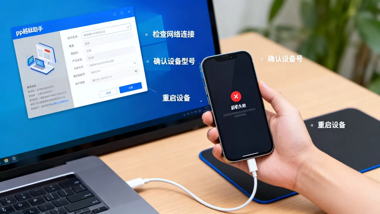 pp越狱助手一键刷机失败怎么办，pp越狱助手一键刷机