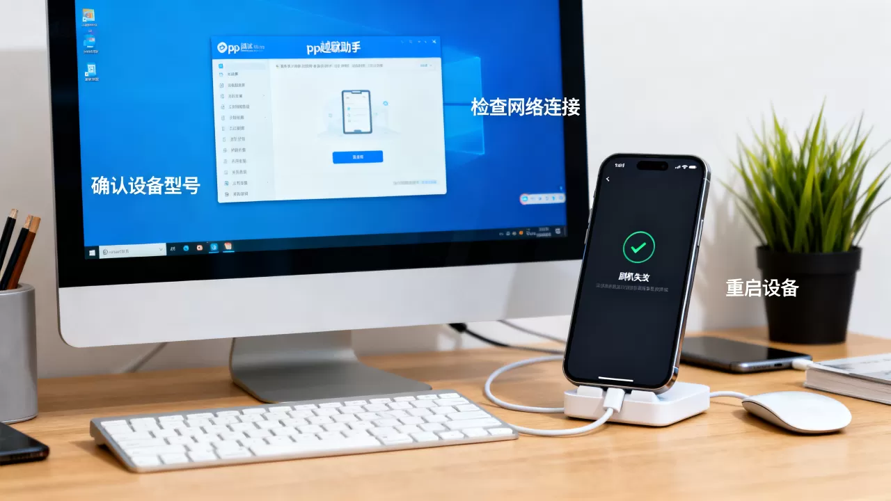 pp越狱助手一键刷机失败怎么办，pp越狱助手一键刷机