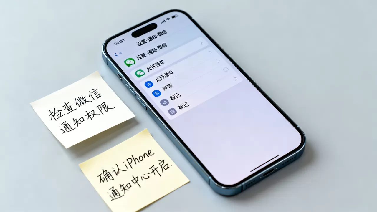 iPhone收不到微信推送消息怎么办，苹果手机微信通知设置