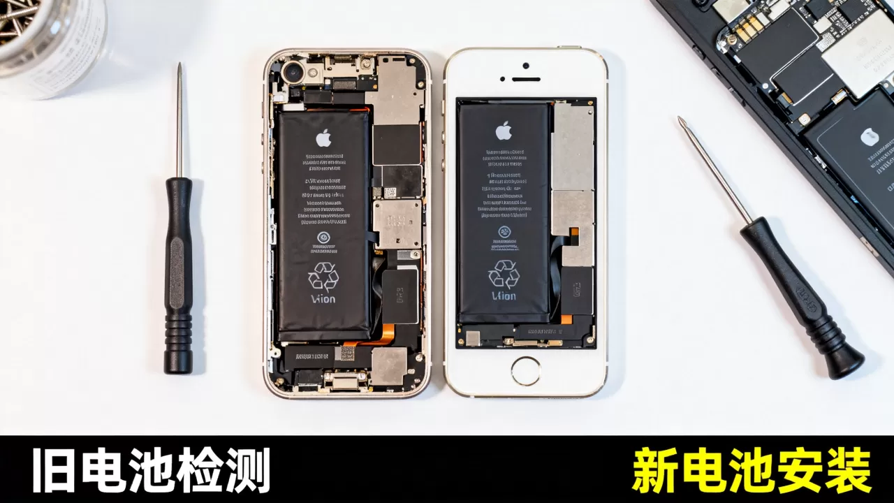 iphone5s电池不准了怎么办，iphone5s电池更换