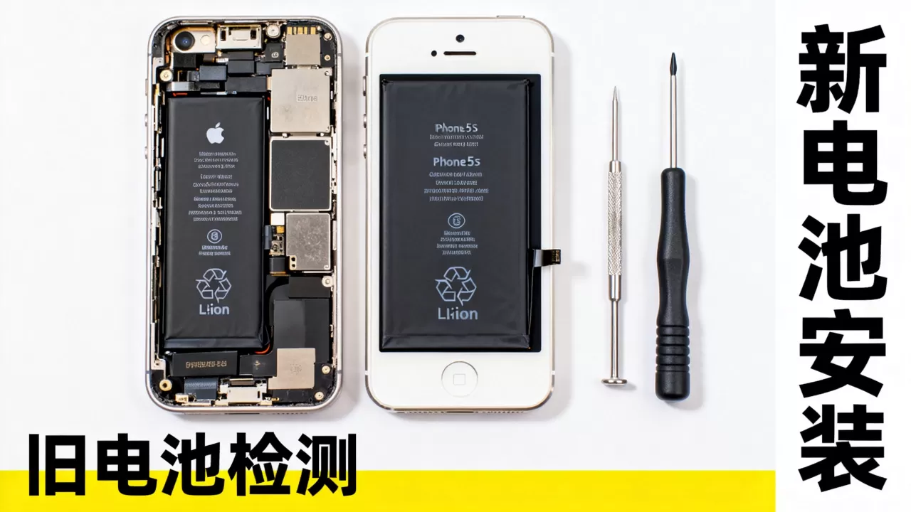 iphone5s电池不准了怎么办，iphone5s电池更换