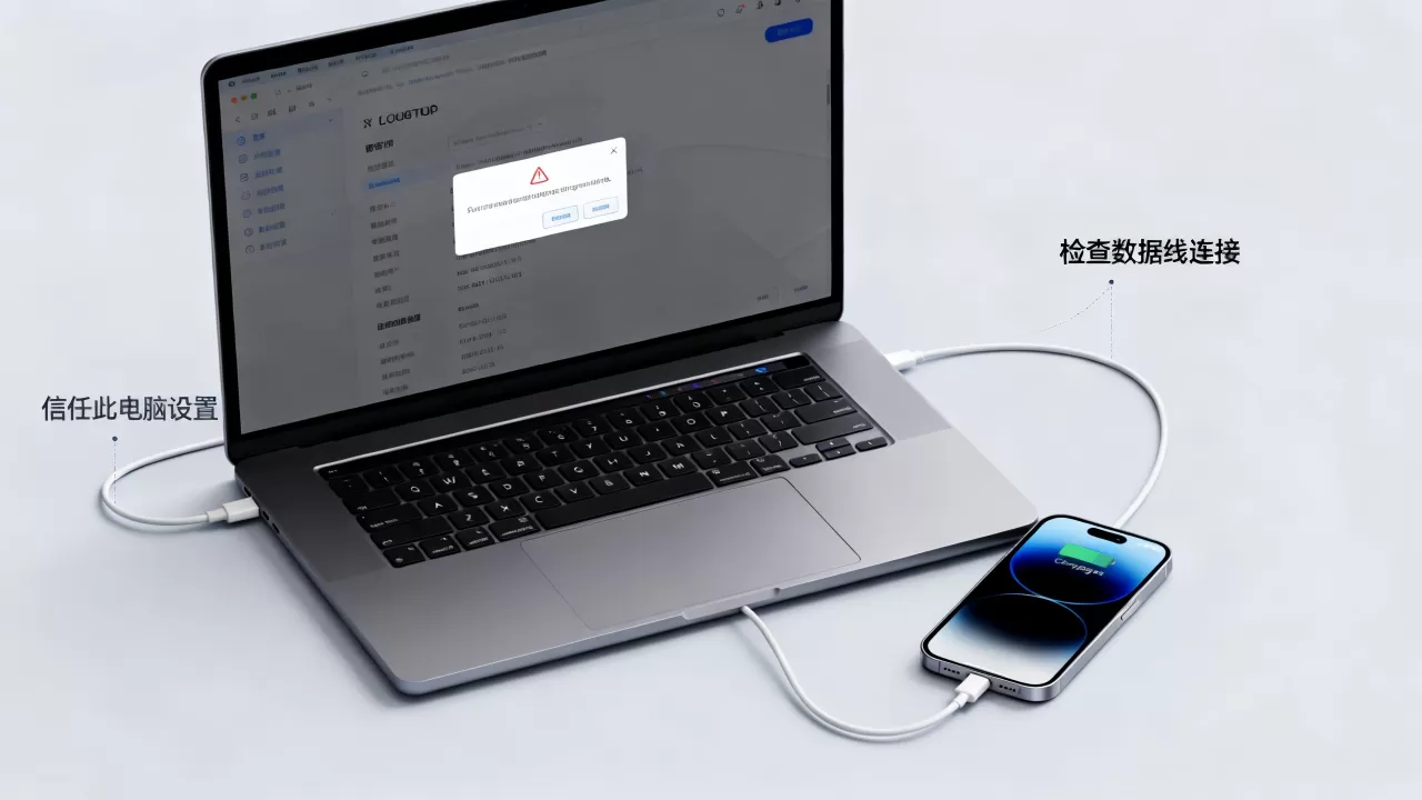 未能同步iphone因为这台电脑，iphone无法同步怎么解决