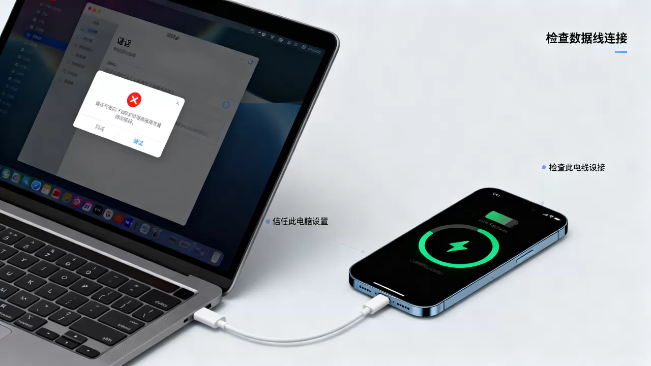 未能同步iphone因为这台电脑，iphone无法同步怎么解决