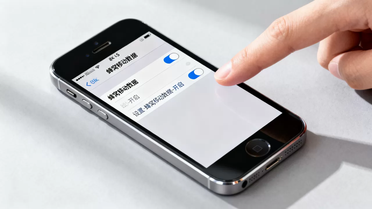 iphone5蜂窝移动数据设置，iphone5蜂窝移动数据打不开怎么办