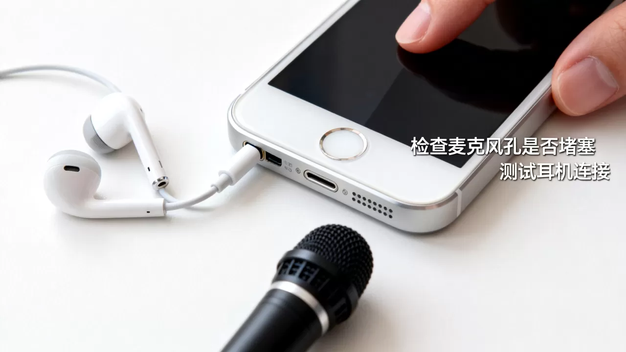 iphone5耳机麦克风不响怎么办，iphone5耳机麦克风