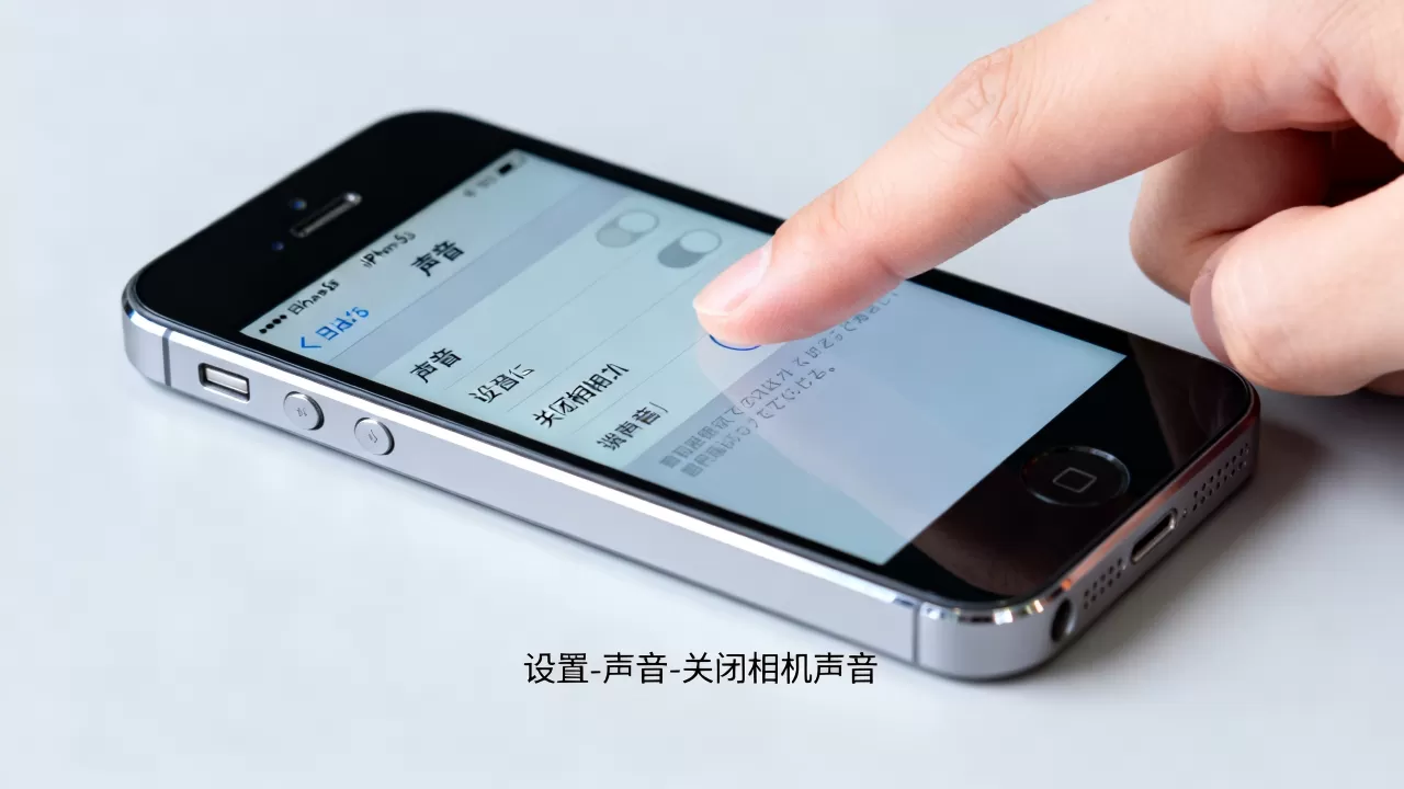 iphone5s日版拍照声音怎么关，iphone5s日版拍照声音